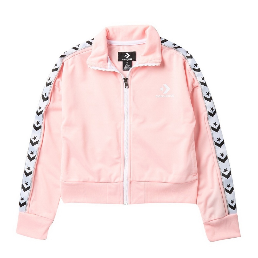 NWT Converse Pink Track Jacket